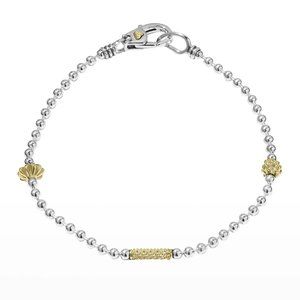 Lagos Caviar Icon 1-Row Ball-Chain Bracelet
